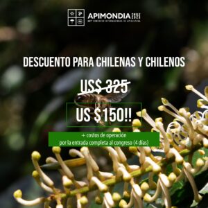 Descuento Para Chilenas y Chilenos Apimondia Chile 2023