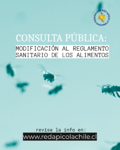 CONSULTA PÚBLICA: MODIFICACIÓN AL REGLAMENTO SANITARIO DE LOS ALIMENTOS