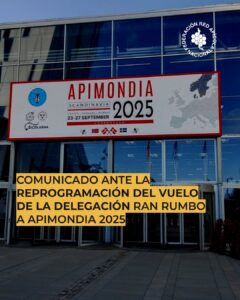COMUNICADO ANTE EL RETRASO DEL VUELO DE LA DELEGACIÓN RAN RUMBO A APIMONDIA 2025